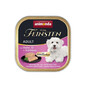 ANIMONDA Vom Feinsten Poulet, œuf et jambon 150g pour tous les chiens de petite race.