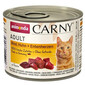 ANIMONDA Carny Adult Cœurs de bœuf, Poulet et Canard 200 g
