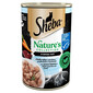 SHEBA 400 g Nature's Collection boîte de conserve de poisson blanc et de foie avec garniture de carottes en terrine
