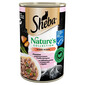 SHEBA boîte 400 g Nature's Collection avec saumon garni d'igname et haricots verts en sauce
