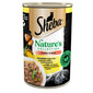 SHEBA Boîte de 400 g Nature's Collection avec du poulet et de l'huile de poisson avec un plat d'accompagnement d'igname et de haricots verts en sauce