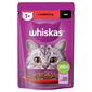 WHISKAS Adult sachet 85g nourriture humide pour chats adultes en sauce avec du boeuf