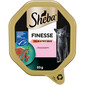 Finesse barquette Nourriture complète humide pour chats adultes avec saumon en mousse 85 g