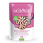 SCHESIR Thon et poulet avec jambon en gelée pour chats 85 g
