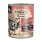 WIEJSKA ZAGRODA Saveurs forestières Sanglier avec agneau nourriture humide pour chiens seniors 800 g