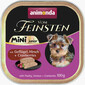 ANIMONDA Vom Feinsten Mini Junior Pâtée au poulet, gibier et canneberges pour chiots de petites races 100g