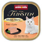 ANIMONDA Vom Feinsten Mild Menue Dinde et Saumon pâté pour chats 100g