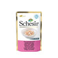 SCHESIR Aliment complémentaire pour chats au poulet et au jambon 50 g