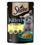 SHEBA Kitten 85g avec du poulet en sauce pour chatons