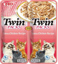 INABA Twin Thon au poulet dans un bouillon pour chats 2x40 g