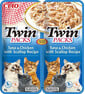 INABA Twin Thon au poulet et aux coquilles Saint-Jacques dans un bouillon pour chats 2x40 g