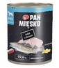 PAN MIĘSKO Dinde avec cabillaud nourriture humide pour chiens 800 g