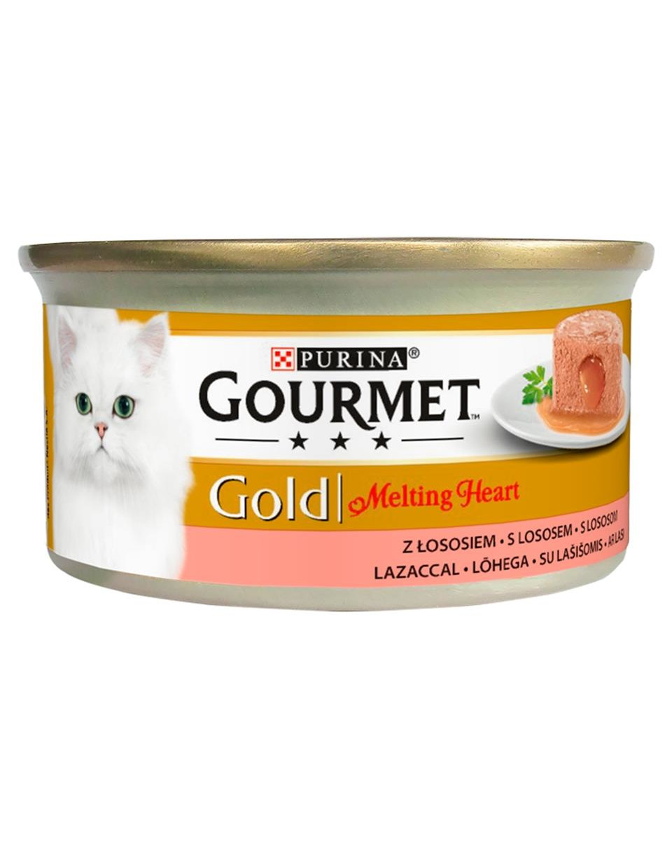 GOURMET Gold Melting Heart Saumon 85g nourriture humide pour chat